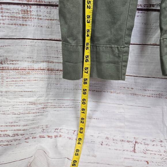 Splendid Helena Crop Jumpsuit Moss XL Moss Green Lagenlook Soft Lightweight NWT - Picture 16 of 16